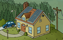 snip of hydropower poster - house