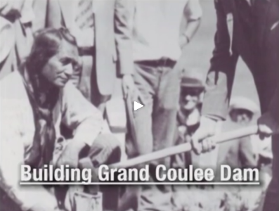 cover shot of video on building Grand Coulee Dam