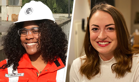 Left: Selisa Rollins, general engineer, Power and Operations Planning Right: Kelly McFarlane, electrical engineer, Transmission Operations group