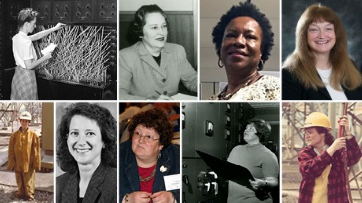 collage of female engineers