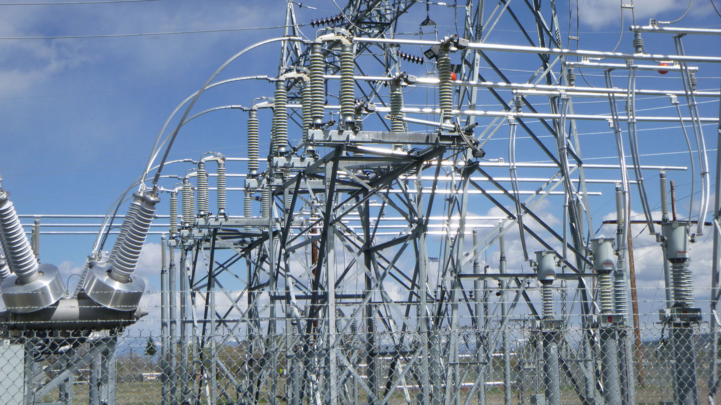 BPA substation near Canby, Oregon